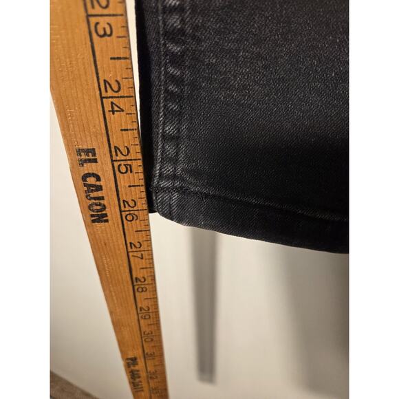 Former Brand Austyn Gillette Pants Mens 30 Black Denim Skate Logo Cropped Y2K - Picture 13 of 15